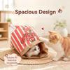Hide-and-seek Kraft Paper Tunnel Chew Cat and Dog Kraft Paper Bag Creative Kraft Paper Cat Toy