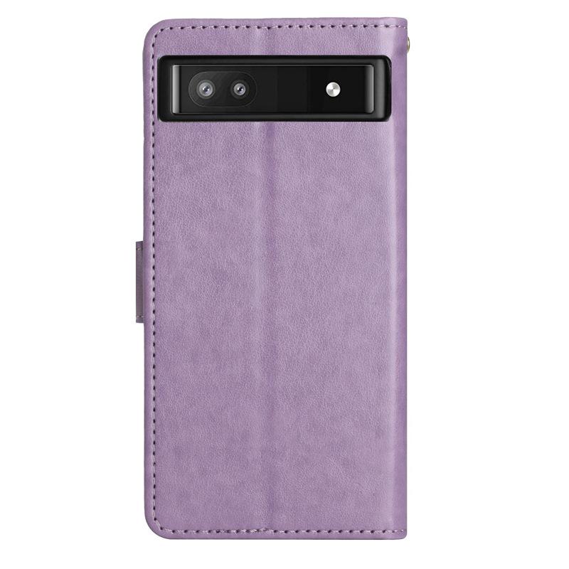 Butterfly Embossed Leather Case for Google Pixel 9XL, 10 Pro, 8A, 7A, and 6A - European and American Styles