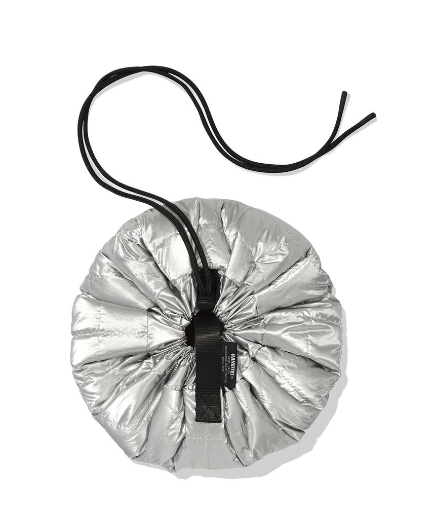 Kaneitei Dumpling Quilting Storage Cross Bag (Silver)
