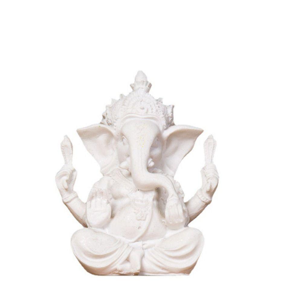 Sitting Meditation Buddhist Figurine Ornament Buddha Elephant Statue  Outdoor Garden