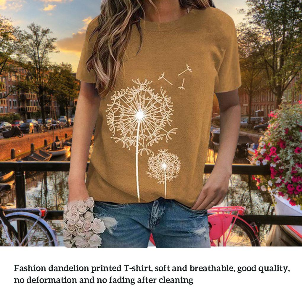 Damen Rundhals T-Shirts Kurzarm pl Style Top Sommer Atmungsaktive T-Shirts Unisex Kleidung Modeaccessoire