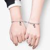 New Magnet Couple Bracelet Star Astronaut Bracelet Attractive Fashion Valentine 'S Day Jewelry Gift 2 Pieces /Set