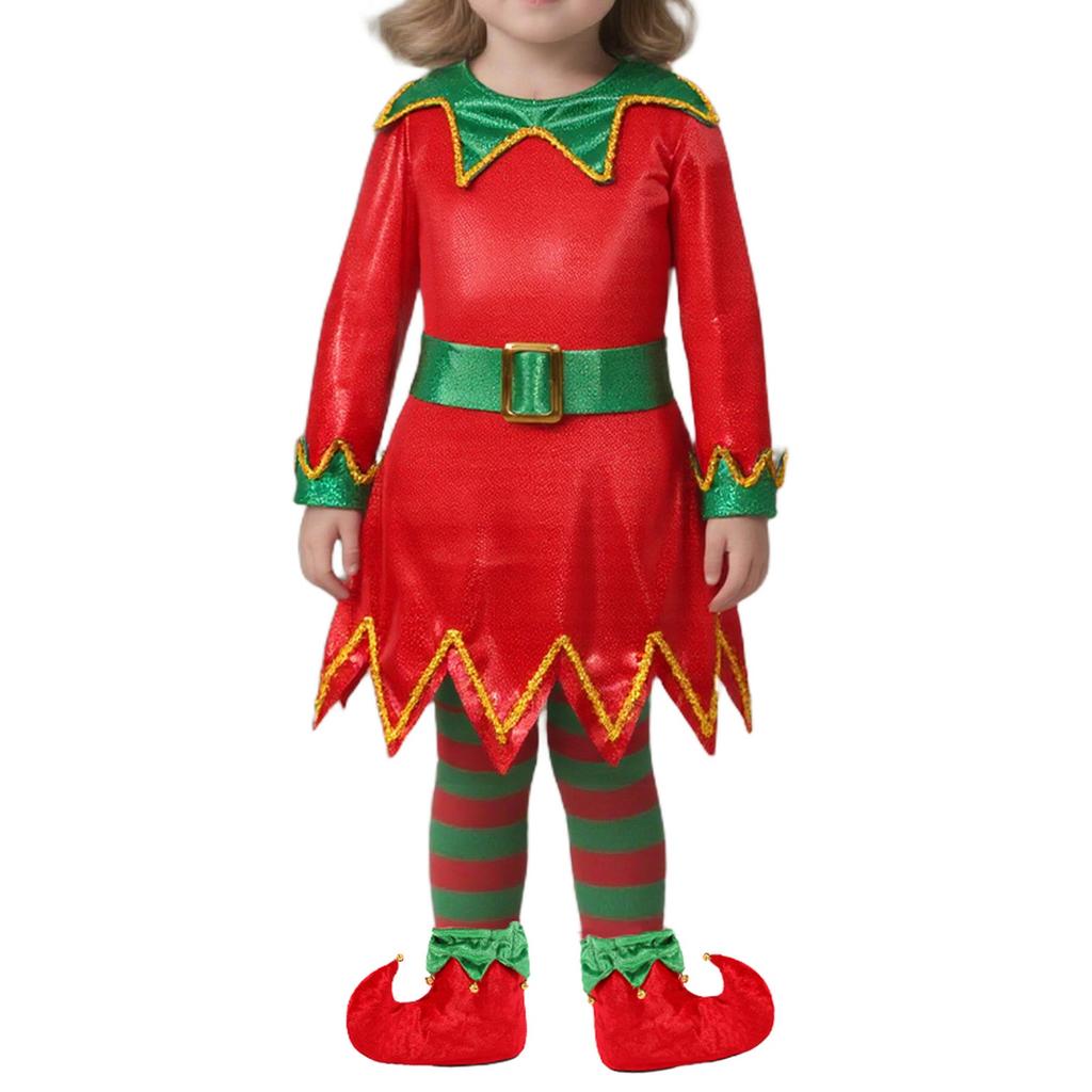 Children's Christmas Costumes, Holiday Party Christmas-themed Performance Cosplay Costumes