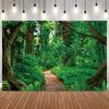 Forest Path Sunshine Photo Backdrop Natural Landscape Camping Adventure Portrait Shooting Home Decor Photography Background Prop13