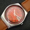 SEIKO 5 AUTOMATIC VINTAGE JAPAN 6309A MENS ORANGE COLOR DIAL WATCH a702732-1 R210-a702732