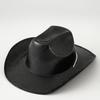 Popular Women's Solid Color Neon Light Simple Fashion Disco Cowgirl Hat Bachelorette Party Clothing Ideas
