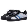 adidas Oryginalne SUPERSTAR Antypoślizgowe Odporne na ścieranie Niskie Buty do Skateboardu Unisex Czarne Szare EG4959(Zespół645-)