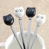 Kitchen Korean Stainless Steel Spoons Round Head Watermelon Spoon Dessert Ice Cream Scoops