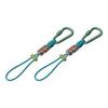 23 cm Utility Cord with Metal Hook, Outdoor Bottle Carry Set 2 Pack, for Camp Trail Bag Travel and Daily Gear Use