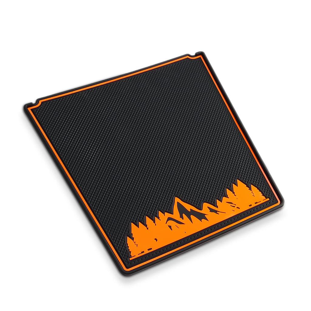 Marchfa Non-Slip Mat, Interior Mat, For Subaru Forester SK XV Impreza Exclusive Non-Slip Coaster Included Dashboard Mat (Orange)