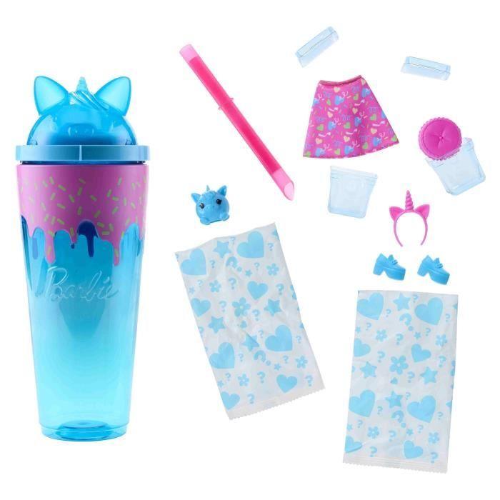 Barbie-pop reveal-poupée licorne et accessoires série shakes - 3 ans+- jcn86