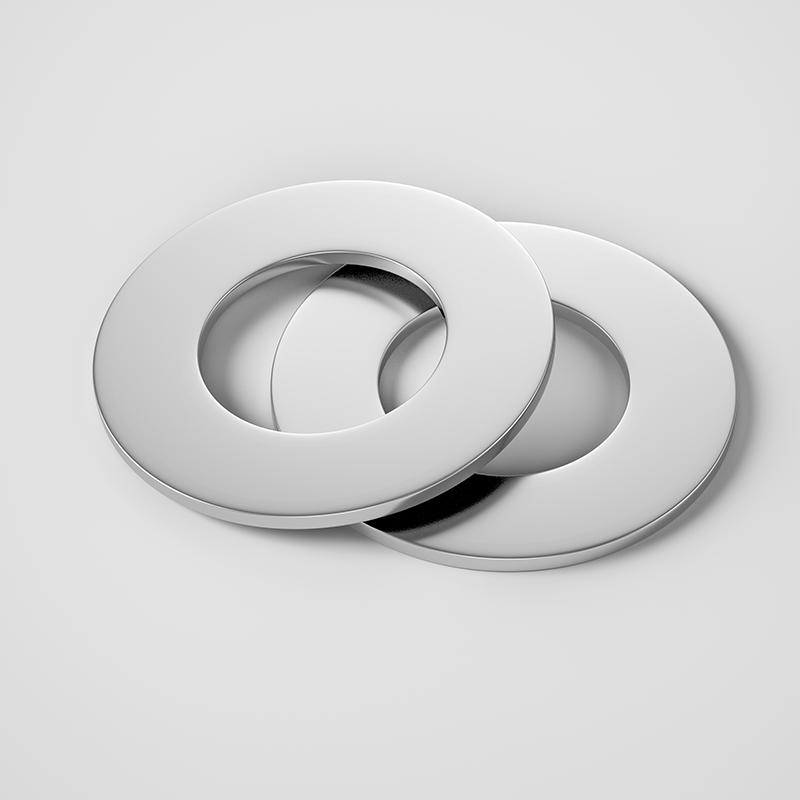 304 Stainless Steel Flat Washer Set, M3-M6 with Thickness Options (0.1-3mm) DIN988