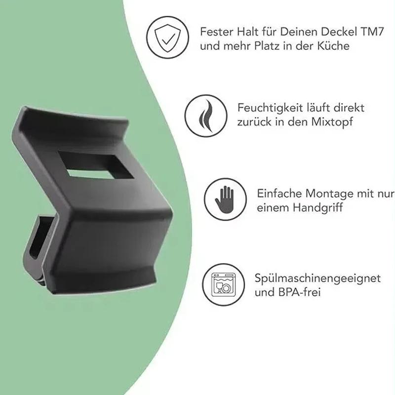 Lid Clip Lock Stabilizer For Thermomix Tm7 Cover Lock Clip Cooking Machine Essential Prevents Mess Kitchen Specialty Tools