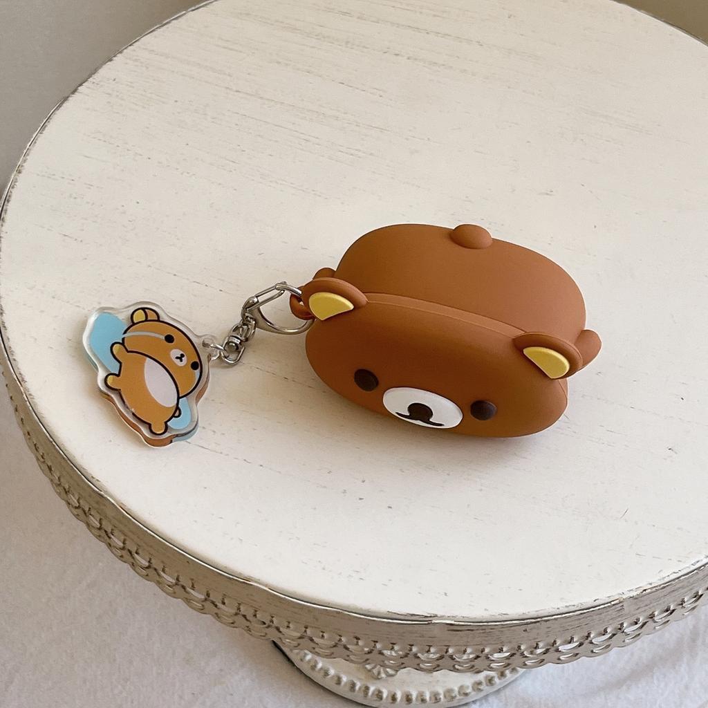 Cute and relaxed bear AirPods pro1 apple bluetooth headset case 1/1 generation cartoon protective case