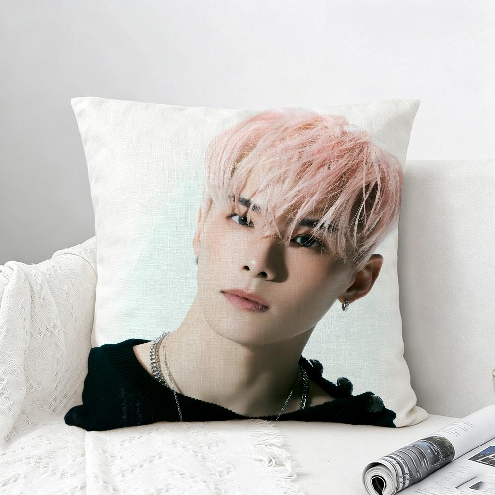 Kpop Kawanishi Takumi Cushion Cover Natural Linen Pillowcase Set AllinOne Decor for Sofa Bedroom Chair