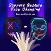 Led Mask with Gesture Sensing LED Lighted Face Mask for Costume Cosplay Party Masquerade Halloween
