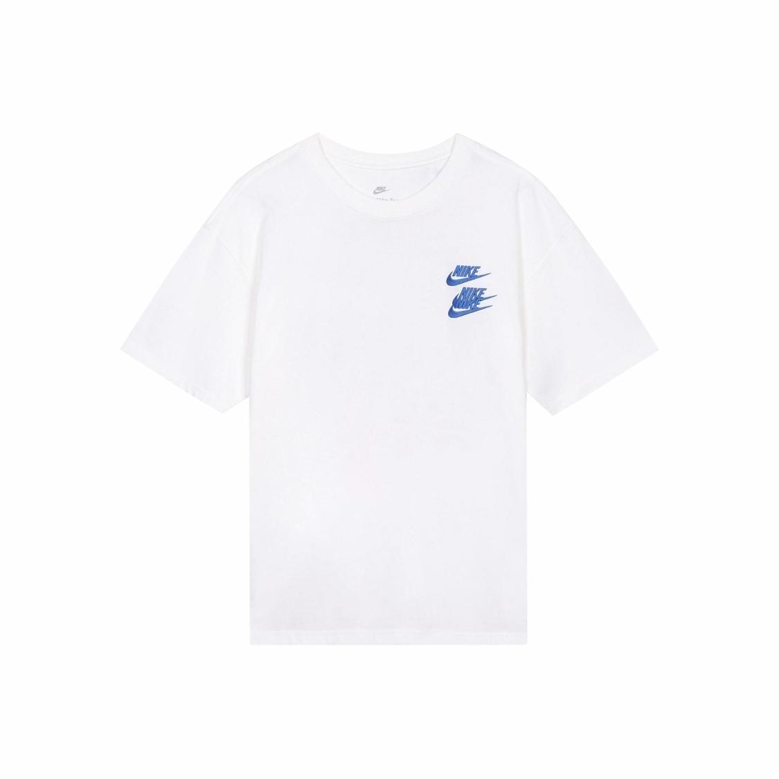 

Nike World Tour Embroidered Letter Logo Short-Sleeve T-Shirt for Men, White S