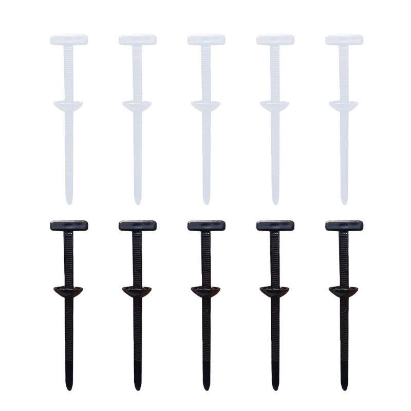 Auto Locking Plastic Fasteners No Tool Required Car Maintenance Wire Tie Set Reusable Nylon Straps for Home Office