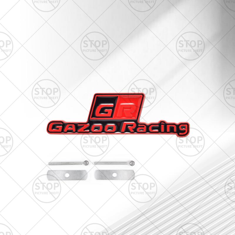 Car Sticker GR GAZOO Racing Logo 3D Decal Grille Body Side Badge Rear Trunk Emblem For Toyota Levin Corolla Camry Yaris Supra