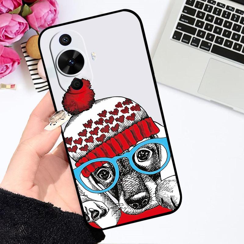 For Huawei Nova 12S Case Nova12S Cute Cartoon Cover Soft Silicone Phone Case For Huawei Nova 12S Bumper astronaut Painted Covers