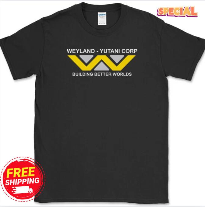 Футболка Weyland-Yutani Corporation Смешная с графическим принтом из фильма «Чужой» Унисекс Футболка-Репринт S