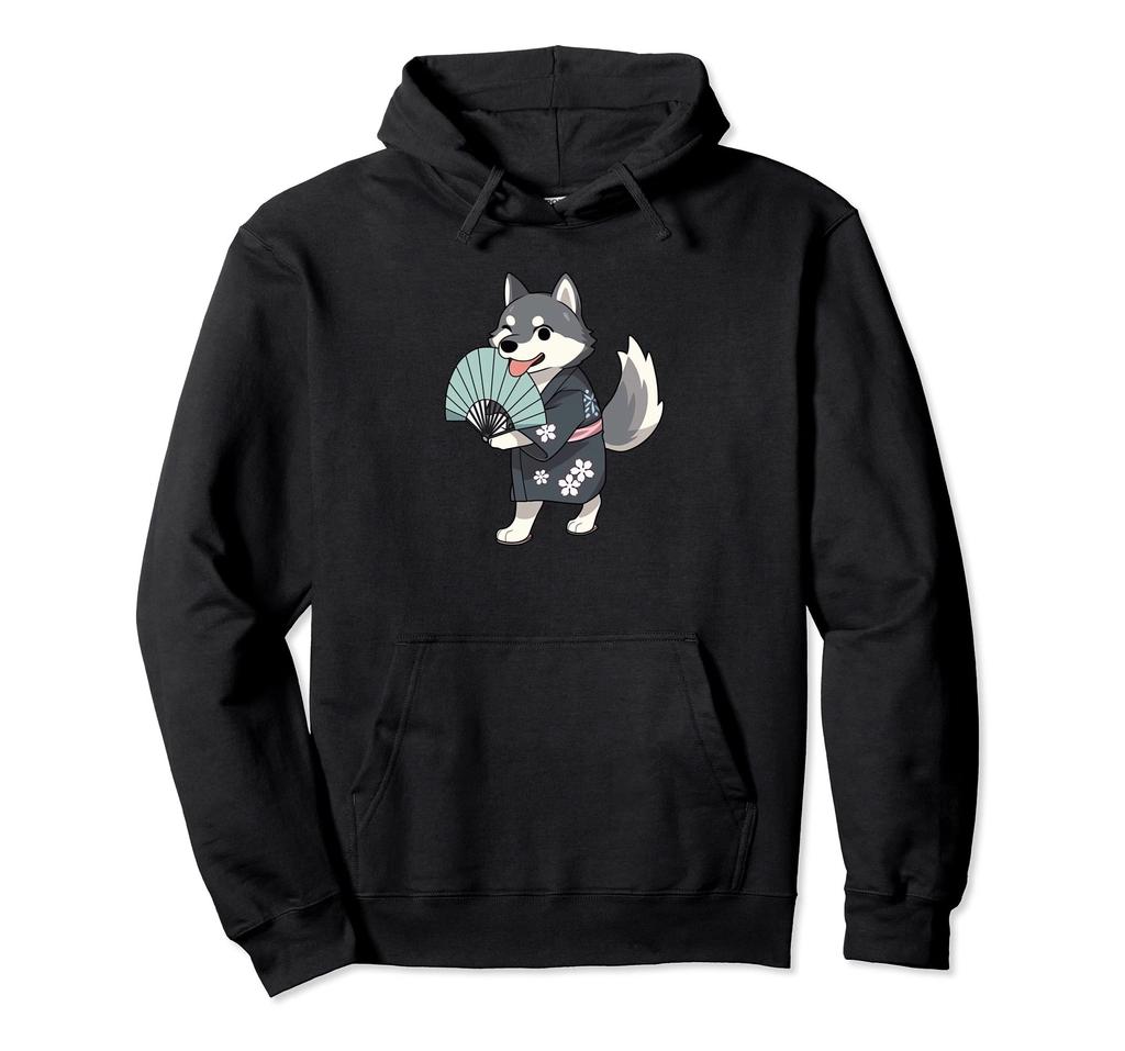 Husky Yukata Funny Dog Summer Festival Hoodie