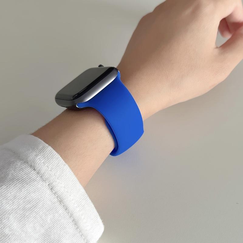 Straps For Watch 10 46 Mm 49mm 44 Mm 45mm 40mm 42mm 41mm 38mm Sport Bracelet iWatch Series 9 8 7 SE Ultra 2 Silicone Band