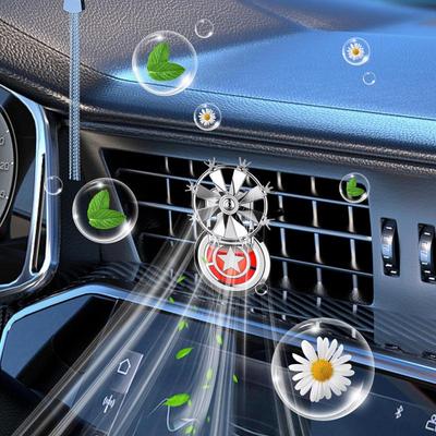 Car Air Freshener Odor Eliminator Auto Aromatherapy Fragrance Vent Clip Lasting Long Fragrance Diffuser Car Fragrance Ornament