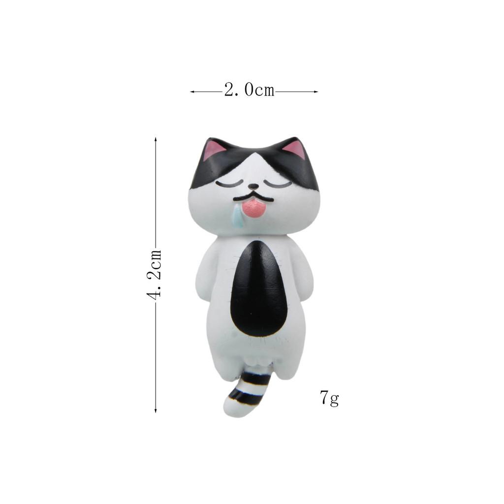 Cat With Sleeping Drooling While Lying Down Resin Ornaments For Gift And Decor