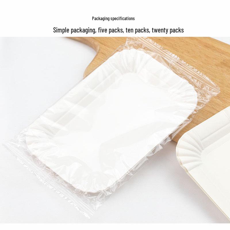 Disposable Paper Plates & Cups Set for Desserts and Birthdays - 320g