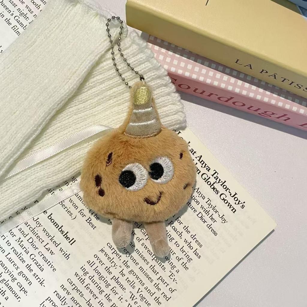 Adorable Double-Layer Cartoon Hamburger Bun Plush Hairpin for Babies