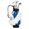 Golf Pen Holder Set with Three Golf Club-Shaped Pens Miniature Golf Bag Design Pen Stand Desk Organizer Office Accessory