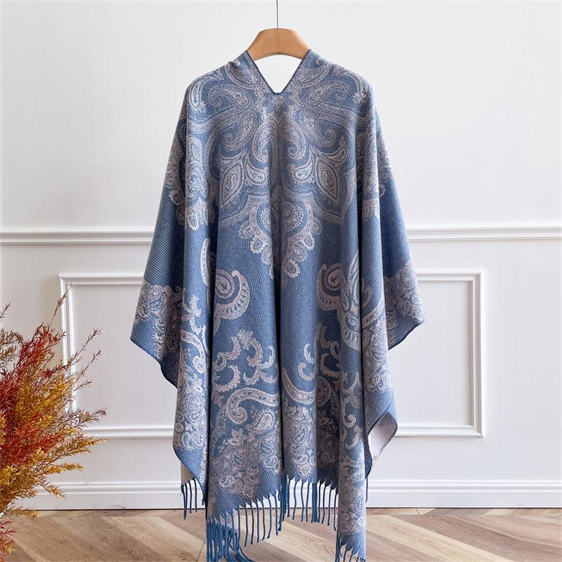 Winter Schal Schals Wickeldesign Kaschmirschal Damen Warm Mode Pashmina Femal Poncho Halstuch Echarpe Bandana