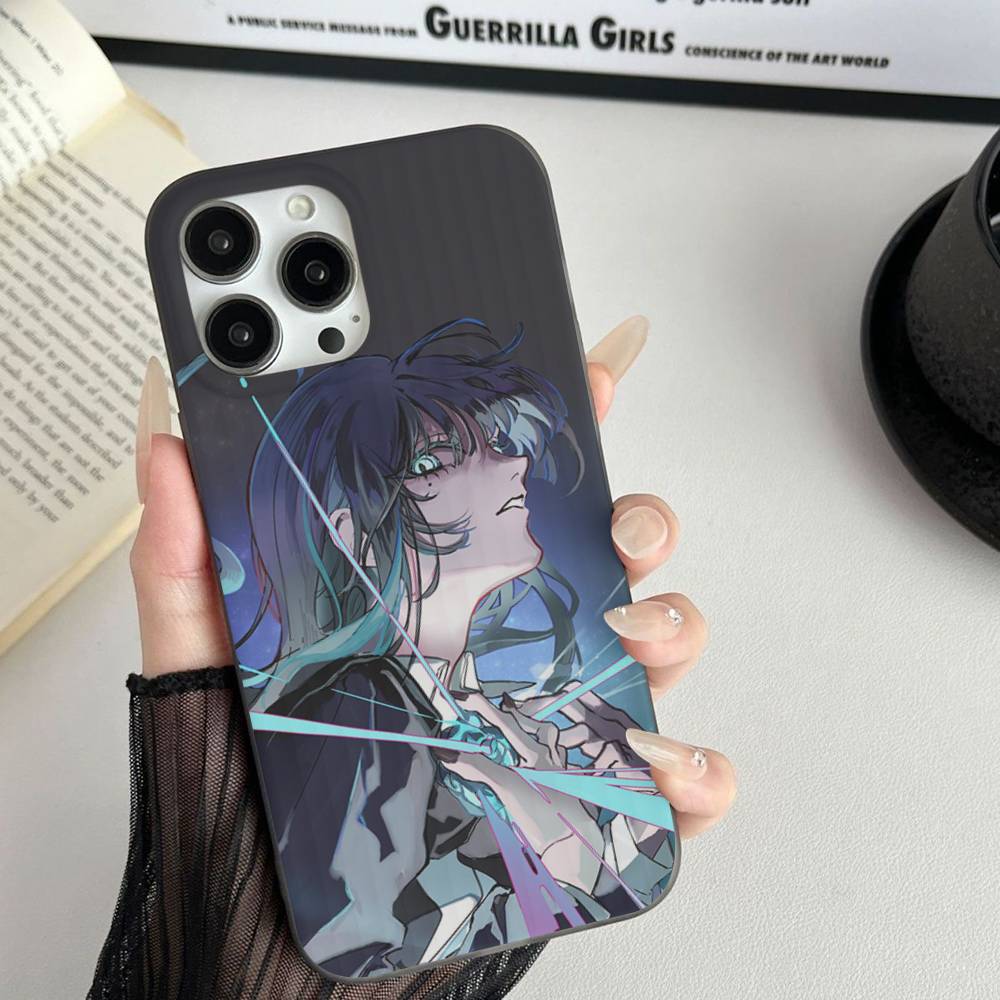 

Virtual Singer Ado For Phone 17 16 15 14 13 12 11 Pro Max Plus Pro Air Phone Case Corrugated Stripe Back Cover iPhone 17 Pro