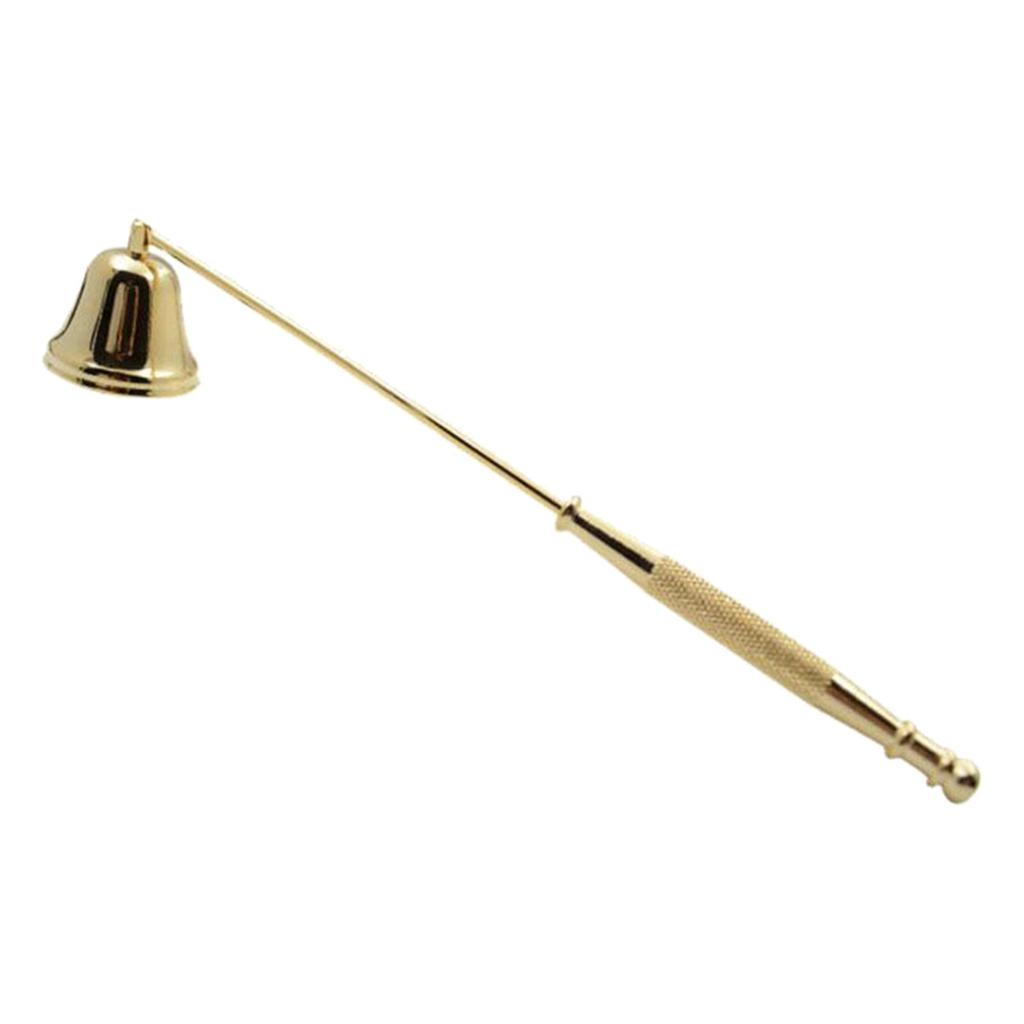 Stainless Steel Candle Snuffer Set Wicks Home Tool Long Handle Bell Fire Extinguisher Lighter Candle Trimmer Accessories Decor