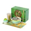 Matcha Whisk Set for Beginners Elegant Bamboo Wood Japanese Matcha Tea Making Kit with Whisk Holder Scoop Sifter