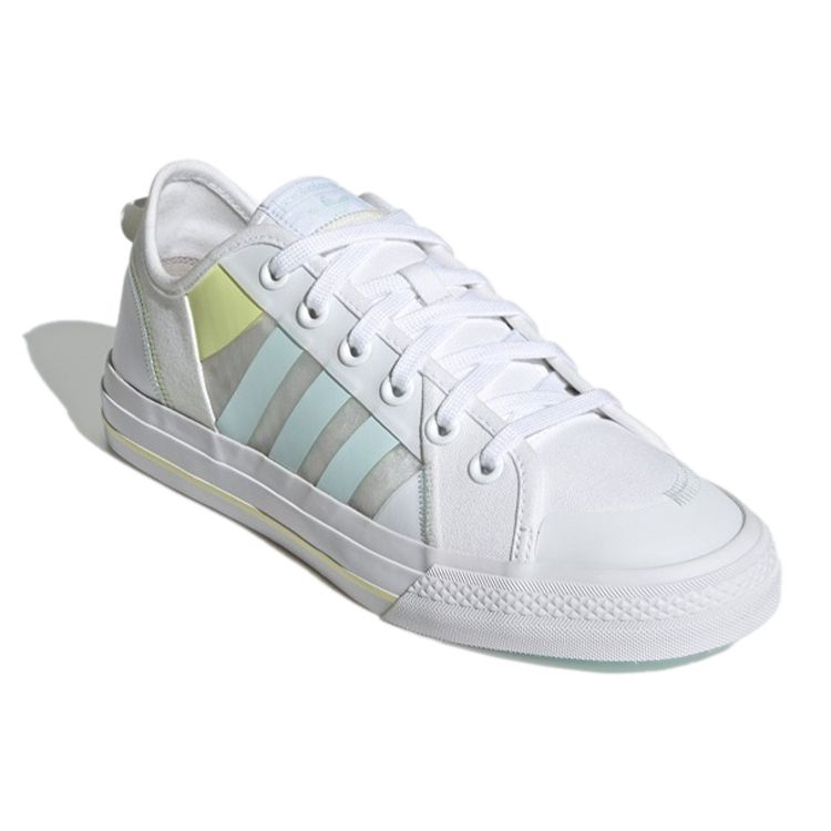 Adidas Nizza RF Hvit Halomin Gul Tone Herre Sneakers Fottøy-Hvit GZ3397