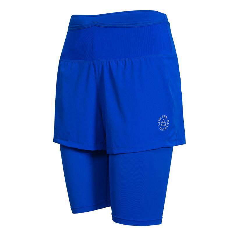 Unisex High-Waist Athletic Shorts with Pocket – Ideal for Morning Runs, Training, and Marathons