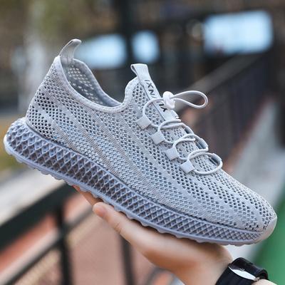 Mesh Thin Breathable Men's Shoes Summer One-pedal Shoes Men's Soft-soled Hollow Casual Shoes Men's Air-conditioned Board Shoes Tide
