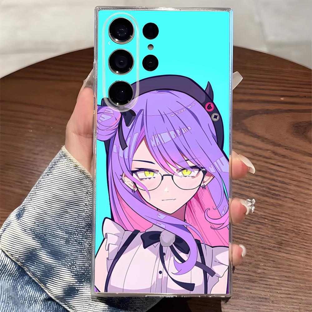 Japan Anime Phone Case For Samsung S25 S24 Ultra S23 Fe S22 S20 S21 Plus Plus 5G Fe Transparent Cover