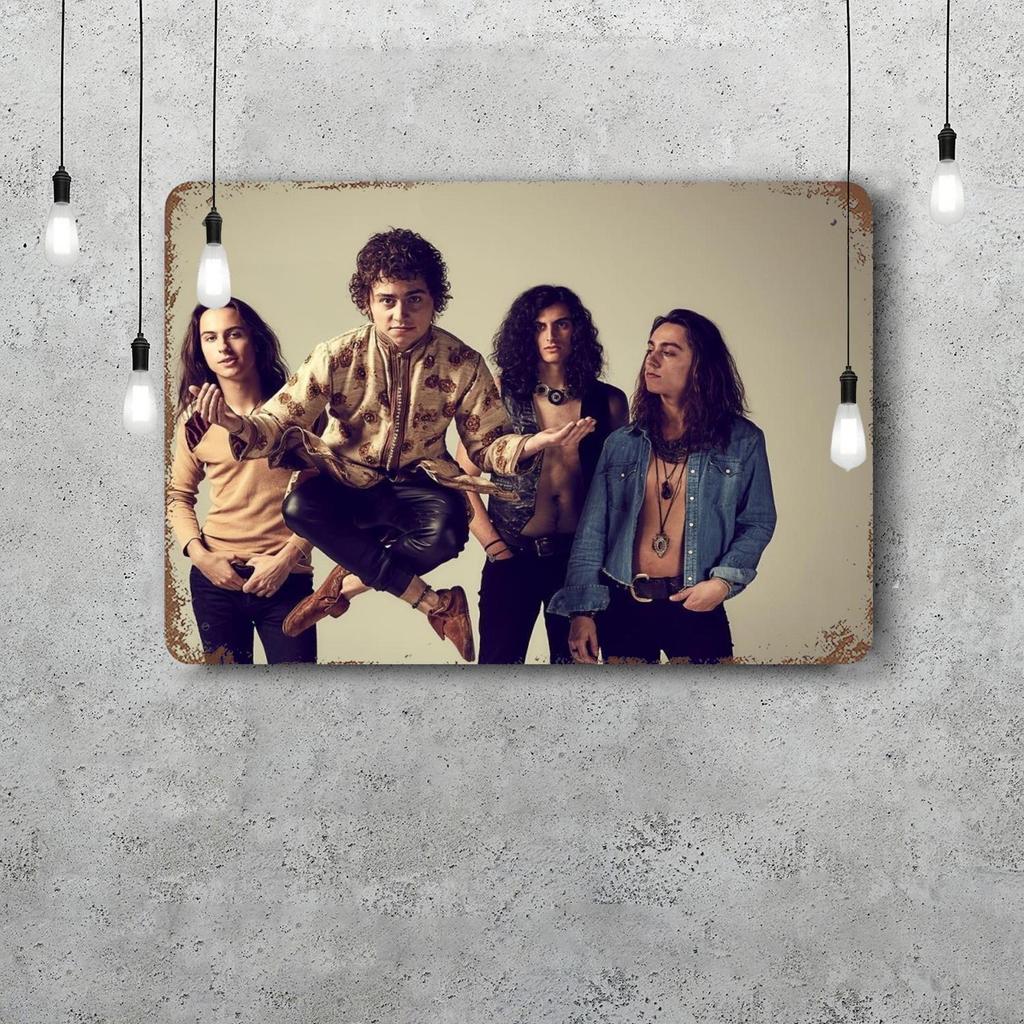 Greta Van Fleet Metal Signs Wall Decor Vintage Tin Signs Captain Metal Poster Decor for Bar Pub Club Wall Decoration