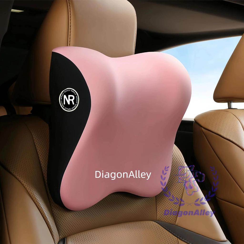 1/2PCS Car Headrest and Lumbar Support Neck Pillow Set Automotive Memory Foam Office Chair Headrest Fatigue Relief Travel Pillow