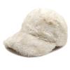 Cold Protection Faux Mink Fur Baseball Cap 55-60CM Thermal Duckbill Hat  Sport