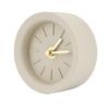 3.94 In Concrete Desk Clock Concrete Nordic Style Clock Brass Pointer Table Clock  Study Room