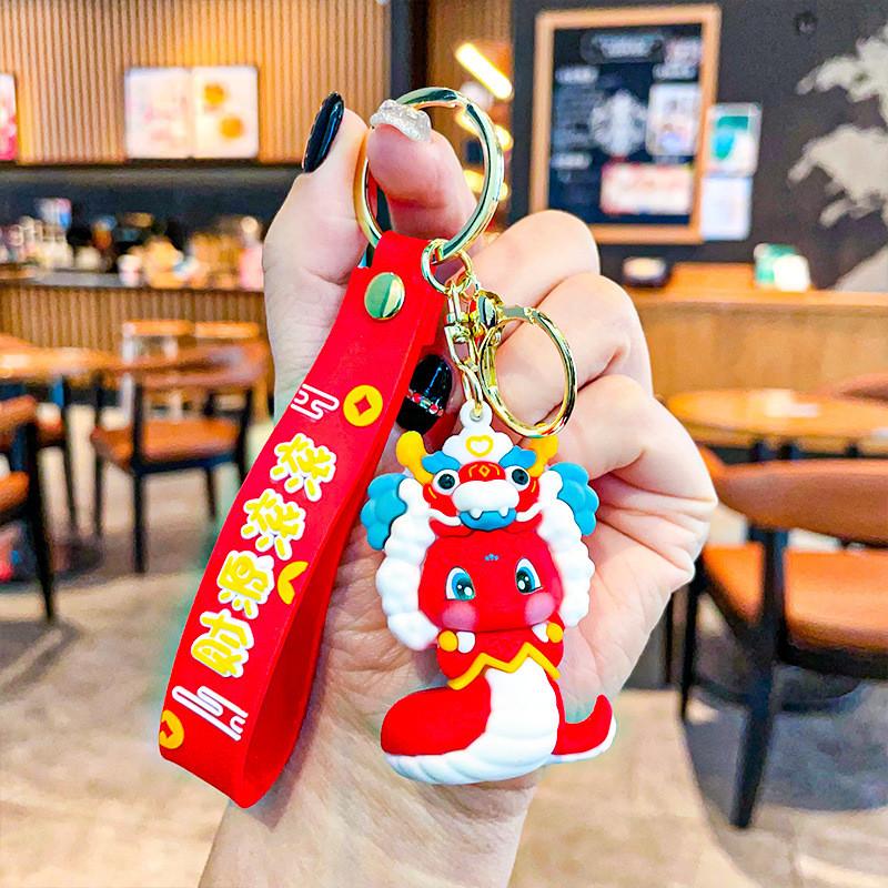 Festive Keychain Silicone Featuring National Tide Snake Perfect For Occasions All