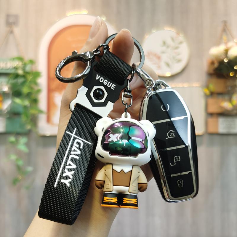 Car Key Cover for BYD Models: Qin Plus, DMI, Dolphin, Song Plus/Pro, Han EV, Tang, Yuan - Unisex