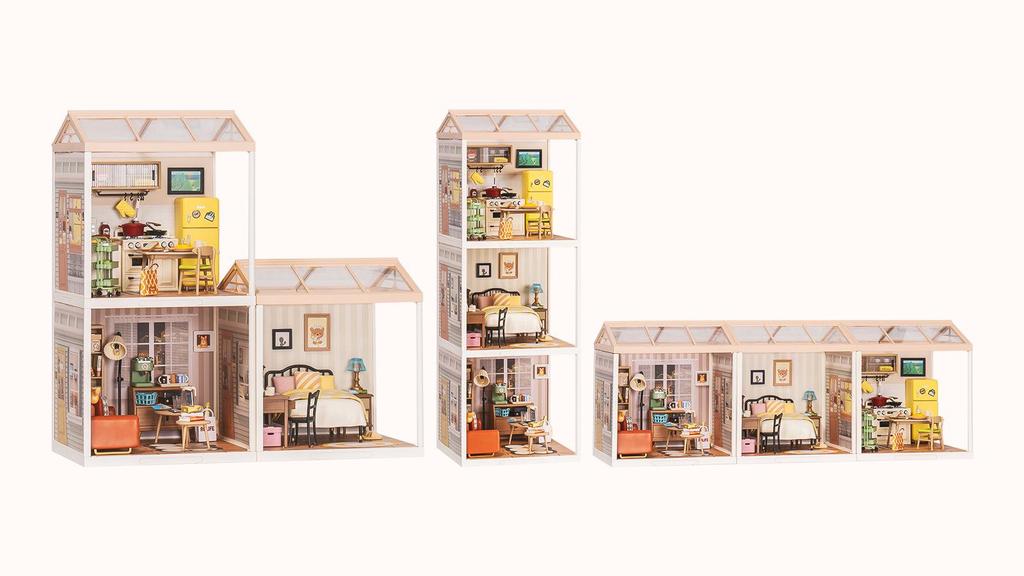 Rolife Super Creator Fascinating Book Store DIY Miniature House Kit DW004