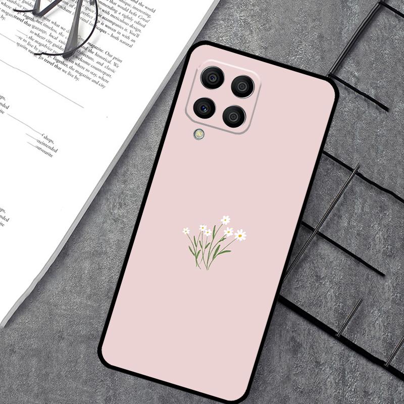 Minimalist Aesthetic Flower Case For Samsung Galaxy M15 M11 M12 M13 M14 M06 M16 M36 M56 M31 M53 M32 M52 M35 M55 M34 M54