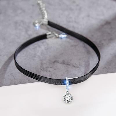 Choker Neck Jewelry, Neck Chain, Short Collarbone Chain, Necklace, Women's Simple Korean Version, Versatile Collar, Neck Strap.