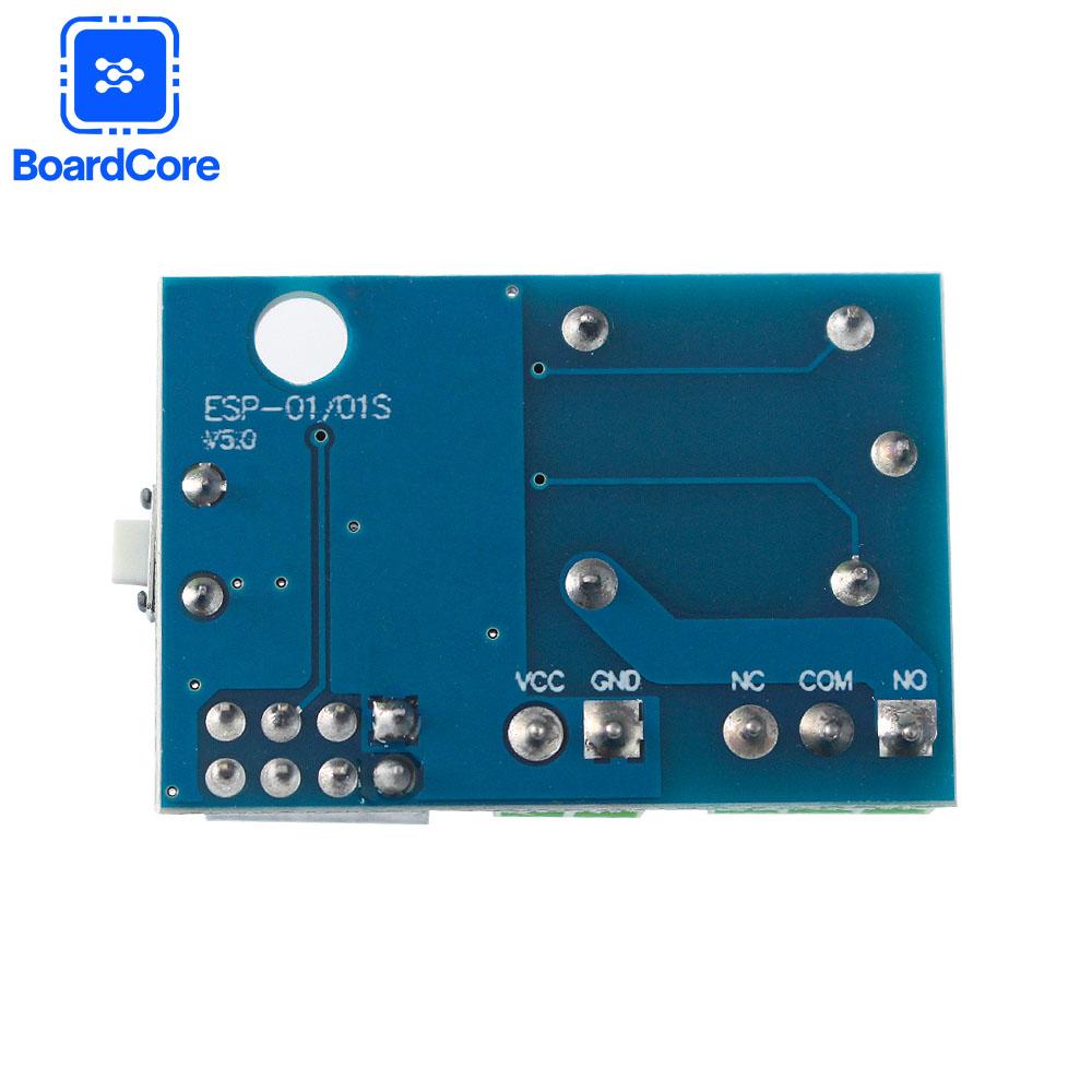 ESP8266 ESP-01S WiFi Relay Module Smart Switch Socket with 10A Relay DIY Smart Plug for Smart Home APP Remote Control